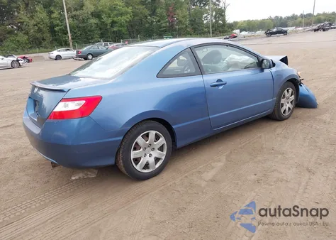 2007 Honda Civic Lx из США, поврежденный, VIN 2HGFG12667H583355